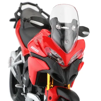 Maisto 1:18 сплав мотоциклет модел играчка моделиране на спортен автомобил, мотоциклет Multistrada 1200S мотокрос кола играчки за деца