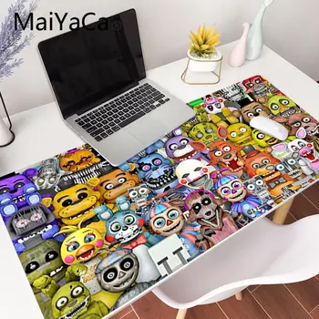 MaiYaCa Смешни sfm fnaf animatronics gamer play mats Мишка Gaming Mouse Pad Large Deak Mat 700x300mm for overwatch/cs go