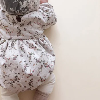 MILANCEL 2020 г., новородените момичета дрехи цветя новородените момичета боди реколта деца момичета на горно облекло бутер ръкав на детски дрехи