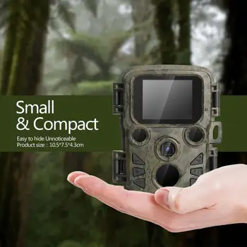 Mini300 лов фотоапарат водоустойчив IP66 12MP 1080P фотоловушки за нощно виждане Дивата природа инфрачервен лов отпечатък камера за външна употреба