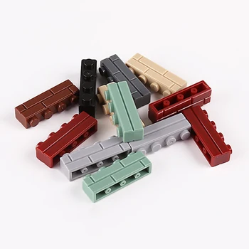 MKTOYS 1x4 дървен материал Dots Wall Building Bricks 100шт MOC Blocks САМ дизайнер градски замък на създателя на подаръци за изграждане на играчки за деца