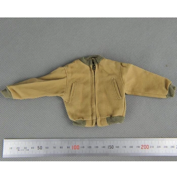 Mnotht 1/6 войници облекло модел американски платно яке на Втората световна война САЩ военна жълта риза играчка за 12