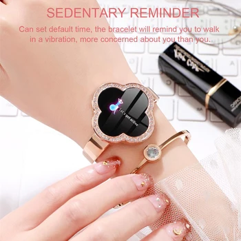 MNWT S6 смарт часовник водоустойчив жени монитор на сърдечната честота, кръвното налягане фитнес тракер Smartwatch спортни часовници за ios и android