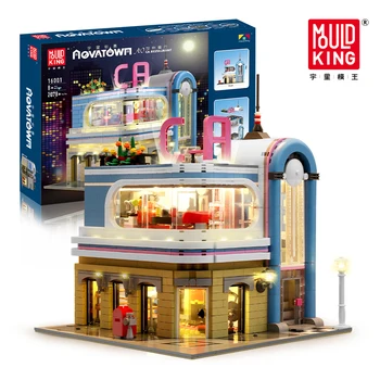 MOC Lepining Creator Expert California Restaurant Bricks City Street View Model Kit градивните елементи на играчки за деца DIY подаръци