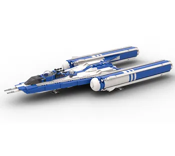 MOC Star Plan Wars Series Y-wing Space Fighter Building Blocks Сам Assembly Spaceship Model Bricks Kids въздухоплавателни средства Toys Xmas Gift