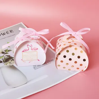 Mori wedding box candy фенер candy paper box вземане 100pcs сладка Торта Packaging Box Gifts Bag for Baby Shower Birthday Party Supplies
