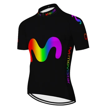 Movistar колоездене Джърси 2020 с къс ръкав колоездене риза ropa ciclismo хомбре 01