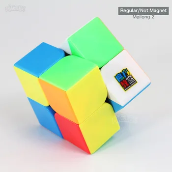 Moyu Meilong 2m Magbetic Cube 2x2x2 обичайната Mgaic Speed Cube 2x2 матова повърхност пъзел Cubo Magico 50 мм WCA Competition Cubes