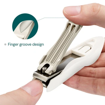 Mr. GREEN нокторезачки Anti-Splash Nail Cutter подвижна дизайн нокти ножици от неръждаема стомана + ABS смола маникюр инструменти