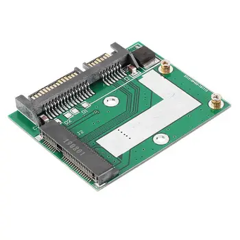 MSATA SSD до 2.5 инча SATA 6.0 GPS адаптер конвертор карти модул платка Mini Pcie SSD съвместим SATA3. 0Gbps / SATA 1.5 Gbps