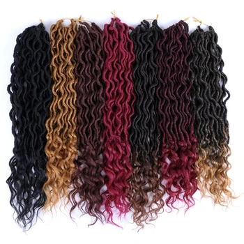Mtmei Hair синтетични възли плетене на плитки 18