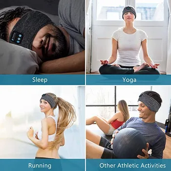 Multi Bluetooth лента за глава за сън слушалки безжични слушалки 5.0 слушалки музика, спорт лента за глава, маска за очи, Bluetooth слушалки