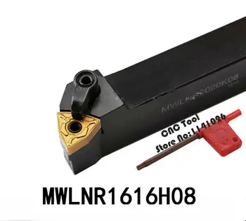 MWLNR1616H08/ MWLNL1616H08 притежателя на струг инструменти,Държач за инструмент с ЦПУ,външни инструменти за струговане,стругове режещи инструменти за плочи WNMG080404