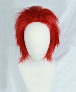 My Boku no Hero Academia Eijirou Kirishima Eijiro перуки къси червени термоустойчиви синтетични косми е cosplay костюм, перука + перука Капачка