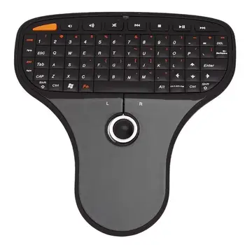 N5901 2.4 GHz Mini Wireless Keyboard and Remote Air Mouse Plastic Receiving миниатюрни приемници с тракбол+USB приемник