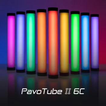Nanguang Nanlite PavoTube II 6C LED RGB Light Tube портативна преносима снимка Lighting Stick CCT Mode снимки видео мека светлина