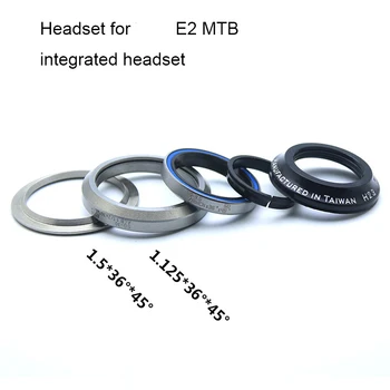 Neco Headset 41 51 52 мм вградена полу-слушалки за E2 road bike мтб безрезьбовой носещи слушалки
