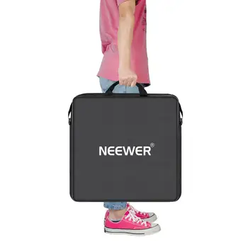 Neewer снимка на чанта за носене защитен калъф е съвместим с 14/18 см камери Пръстен на светлината здрав найлон лек