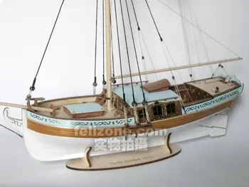 NIDALE Scale Model 1/24 the Luxury Yacht Sweden 1770 sailboat model комплекти