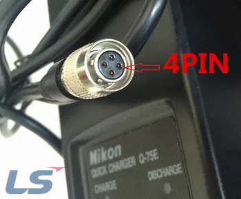 NIKON Q75E Q-75E зарядно устройство за Nikon BC-65 BC-80 survey battery тахеометры 4-пинов Q75E зарядно устройство EU-us plug
