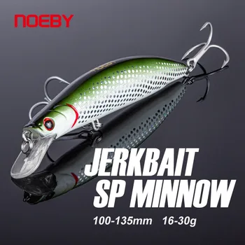 NOEBY NBL9050 риболовна стръв лещанка 100 mm/16 г 120 мм/22 г 135 мм/30 г твърда стръв плаващ лещанка Зимна стръв за риба