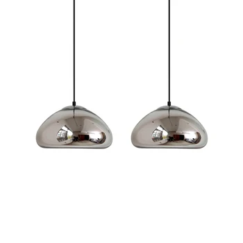 Nordic Glass pendant lamp светлини полилей осветление led hanglamp loft decor лампи осветителни тела с трапезария и подвесная лампа