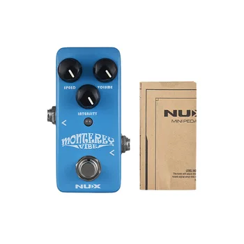 NUX НЧ-1 Monterey Vibe Guitar Effect Pedal Mix of Припев Rotary Speaker Phaser Effects Metal True Bypass with micro USB port