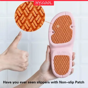Nycool актуализация супер мини чехли за бременни жени с неплъзгащи кръпка баня възрастна дама обувки унисекс чифт обувки