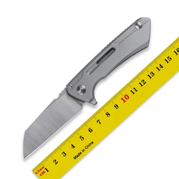 O mini SNECX МОМЧЕ сгъваем нож, носещи D2 острието стоманена дръжка открит къмпинг многофункционален EDC инструменти