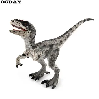OCDAY Kids Lifelike Динозавър Model Toys Комплекти Plastic Simulation Jurassic World Park Тиранозавър фигурки детски играчки