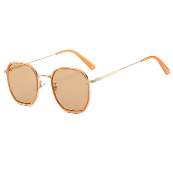 OEC CPOLuxury квадратни слънчеви очила на Жените и мъжете ретро марка метална дограма за слънчеви очила, мъжки, женски прозрачни очила рамка UV400O503