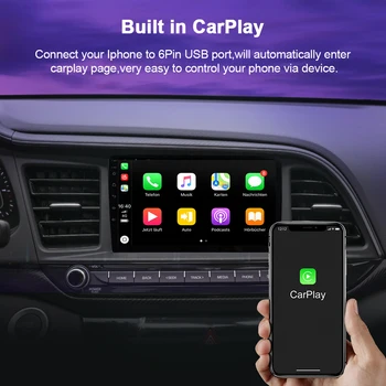 OKNAVI 2Din Car Android 9.0 Carplay радио за Dodge Caravan Chrysler Pacifica 2006-2012 мултимедия GPS навигация 4G WIFI плейър
