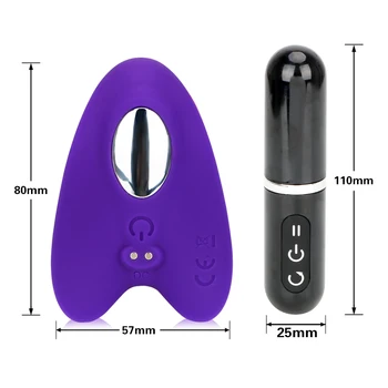 OLO 12 честоти носимые бикини вибратор G Spot клитора стимулатор продукти за възрастни секс играчки за жени куршум дистанционно управление