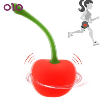 OLO Cherry G-Spot вибратори, вагинални топчета топката на Кегел Вибрираща яйце секс играчки за жени, вагинално затягане на упражнение треньор 7-степенна скоростна кутия