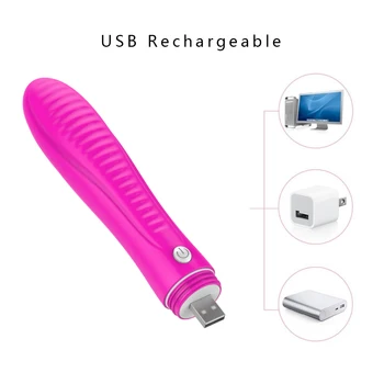 OLO Speed регулируема вибратор вибратор USB зареждане стимулатор на клитора AV Stick G-точка стимулатор масажор секс играчки за жени