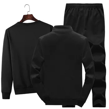 Oloey Sports Suit Men New Casual Three-piece Suit 2020 пролет и есен Младежки красив пуловер, палто спортен костюм дрехи за мъже