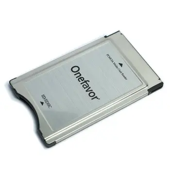 Onefavor SD Convert to PCMCIA Multi Card Reader адаптер за Mercedes-Benz Benz E300 E260 E200 MP3 Memory Support 2G-32G SD Card