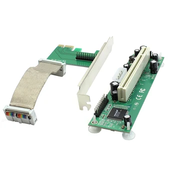 PCI-E PCI Express to PCI Adapter гъвкав кабел Mini PCIE 1x to 16x Странично Card Удължител за Bitcoin Миньор