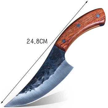 PEGASI JapaneseHigh carbon steel ковочный нож ръчна изработка-готвач Тана, нарязан кухненски нож, нож мясницким