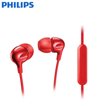 Philips SHE3705 тел контролер, слушалки 3,5 мм plug ухо бас стерео слушалки с микрофон за xiaomi huawei samsung