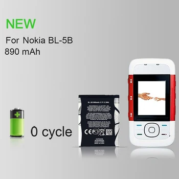 PINZHENG BL-5B батерия за мобилен телефон за Nokia BL 5B BL-5B BL5B 5300 5320 6120C 7360 3220 смяна на батерии BL 5b Bateria