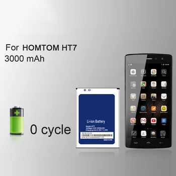 PINZHENG Нов оригинална батерия за мобилен телефон за Homtom HT7 & HT7 Real Pro 3000 mah най-високо качество, подмяна на батерията