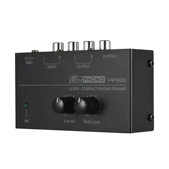 PP500 Phono Preamp предусилвател с регулатор на звука на винил LP плеър