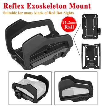 PPT Universal Red Dot Sight Scope Mount Reflex Exoskeleton Mount Fit for Docter Red Dot for Trijicon RMR Red Dot Sight gs24-0229