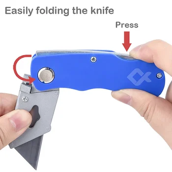 QHTITEC Art нож, нож за хартия занаят опаковка за многократна употреба ножове канцеларски Експрес-кутия мини-нож преносим инструмент