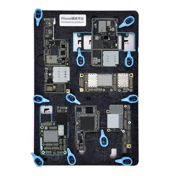 Qianli 6 в 1 Распайка платформа за среден слой позициониране реболлинг платформа Sencil комплект за iPhone X/XS / XS Max / 11 / 11Pro / MAX