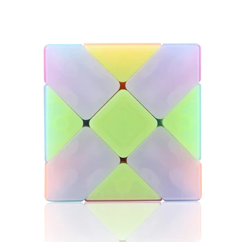 Qiyi Fisher Magic Cube Пъзел Пъзели Магически Кубчета-Ранните Забавни Играчки За Деца Нов Куб 2019 - Jelly Цвят