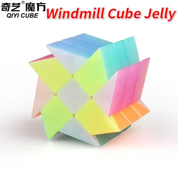 QiYi Windmill 3x3x3 Magic Cube Speed Twist Magic Cube Puzzle toy antistress Rubis Нео Cubo Magico Children