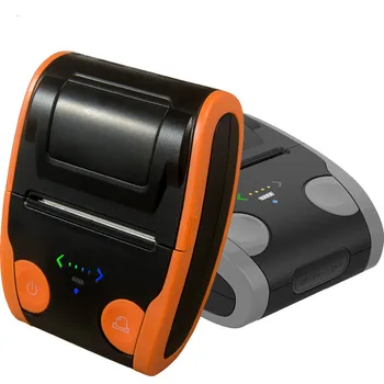 Qs-5806 самоклеящийся принтер за етикети преносими термални Bluetooth Малък принтер билети 58 мм принтер билети за система Android / Ios
