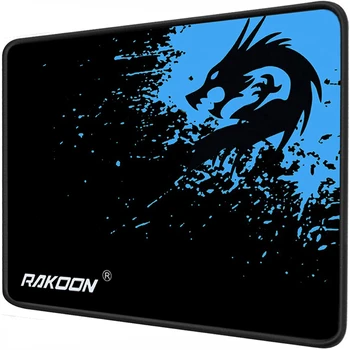 RAKOON Gaming Mouse Pad Anti-slip Locking Edge Непромокаема подложка за мишка от естествен каучук подложка за мишка за геймъри или за ежедневна употреба